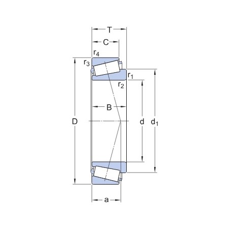 RULEMAN INTERIOR EJE DE DIRECCION KOMATSU FD20, FD30